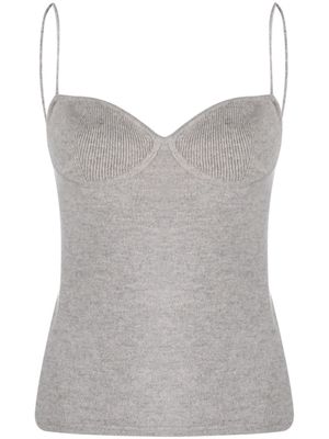 Lisa Yang Alicia cashmere top - Grey