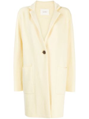 Lisa Yang Anni cashmere coat - Yellow