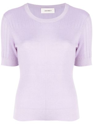 Lisa Yang Ava cashmere top - Purple