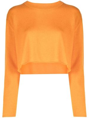 Lisa Yang cashmere cropped jumper - Orange