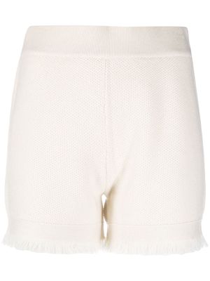 Lisa Yang cashmere knitted shorts - White