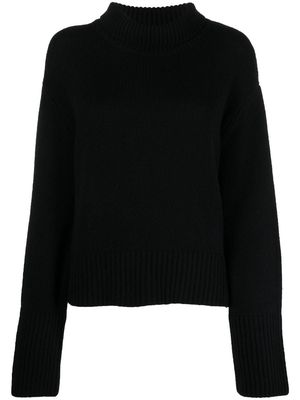 Lisa Yang cashmere roll-neck jumper - Black