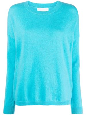 Lisa Yang drop-shoulder cashmere jumper - Blue