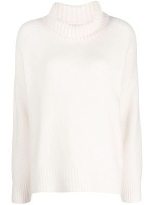 Lisa Yang Elwinn funnel-neck cashmere jumper - White