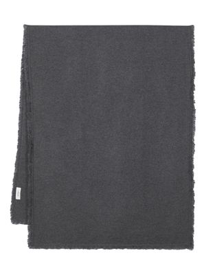 Lisa Yang frayed cashmere scarf - Grey