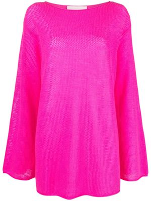 Lisa Yang Marie boat-neck cashmere jumper - Pink