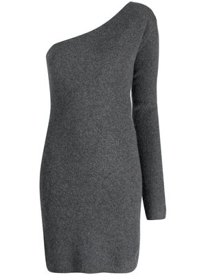 Lisa Yang off-shoulder cashmere dress - Grey