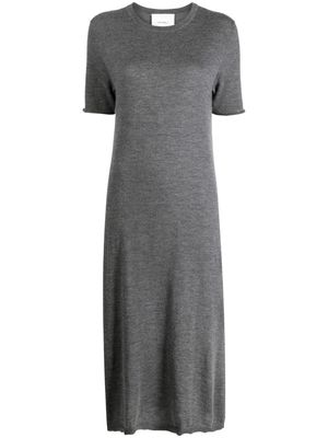 Lisa Yang Ren short-sleeve midi dress - Grey