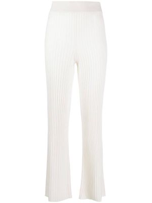 Lisa Yang ribbed cashmere trousers - White