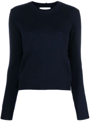 Lisa Yang ribbed-knit cashmere jumper - Blue