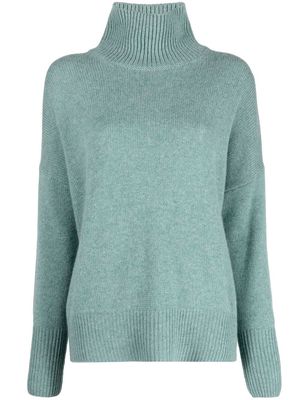 Lisa Yang roll-neck cashmere jumper - Green