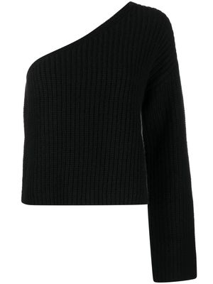 Lisa Yang single-sleeve knit jumper - Black