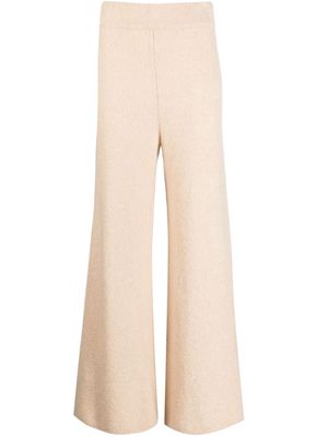 Lisa Yang wide-leg cashmere trousers - Neutrals
