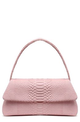 LISELLE KISS Elliot Leather Top Handle Bag in Pink