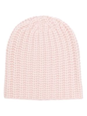 Liska chunky-knit cashmere beanie - Pink