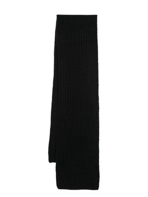 Liska chunky-knit cashmere scarf - Black