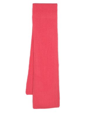 Liska chunky-knit cashmere scarf - Pink