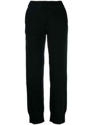 Liska Finn cashmere straight-leg trousers - Black