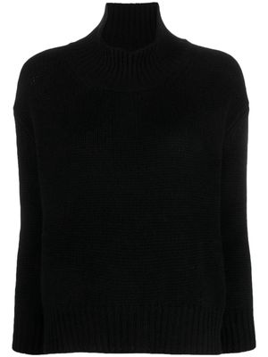 Liska ribbed-knit cashmere jumper - Black