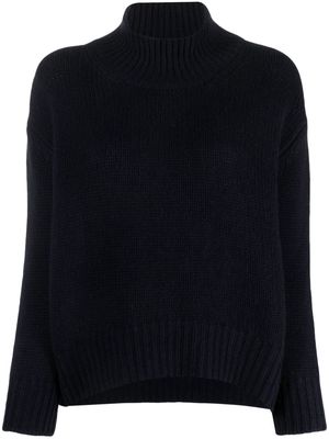 Liska ribbed-knit cashmere jumper - Blue