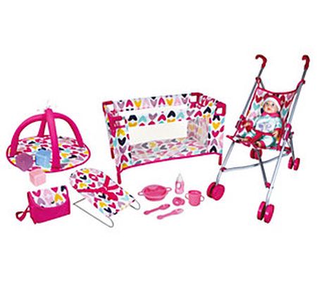 Lissi 11" Baby Doll & 15pc Playset