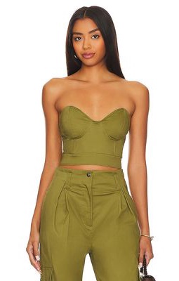 LITA by Ciara Strapless Corset in Olive