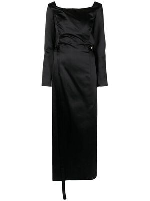 Litkovskaya lace-up detail maxi dress - Black