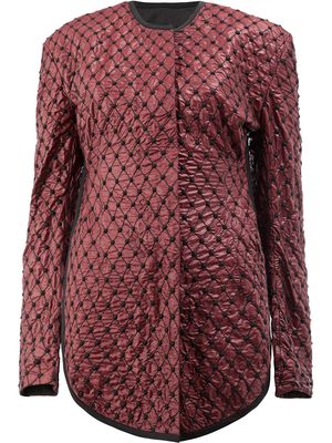 Litkovskaya quilted fitted jacket - Red