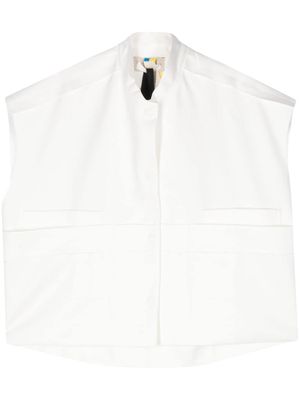 Litkovskaya Untailored cotton vest - White