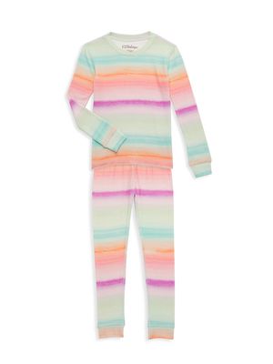 Litlle Girl's & Girl's Star Dust 2-Piece Pajamas Set - Size 6 - Size 6