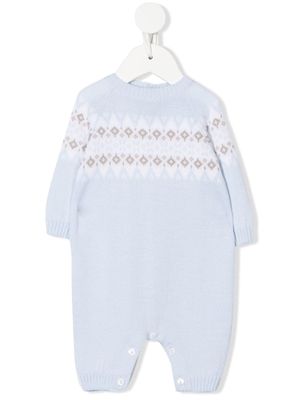 Little Bear Celeste wool all in one - Blue