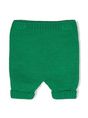 Little Bear knitted cotton bloomers - Green