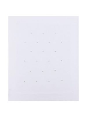 Little Bear polka-dot knitted blanket - White