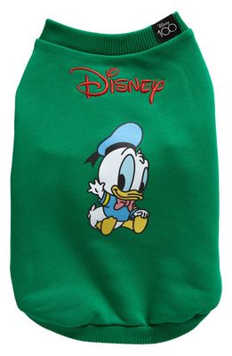 Little Beast x Disney Baby Donald Graphic Pet Sweatshirt in Green