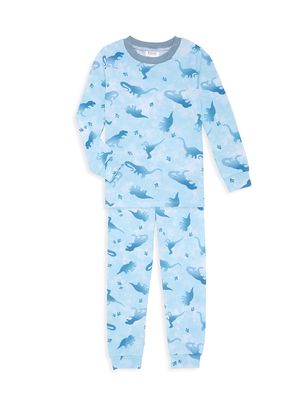 Little Boy's 2-Piece Ombré Dino Pajama Set - Ombre Dino - Size 12 Months - Ombre Dino - Size 12 Months