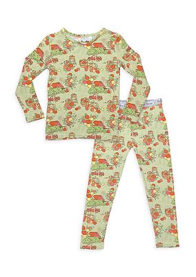 Little Boy's & Boy's Apple Orchard Pajamas Set