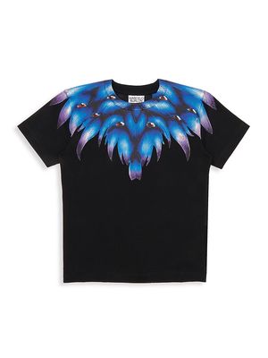 Little Boy's & Boy's Blue Monster Wings T-Shirt - Black Blue - Size 10 - Black Blue - Size 10