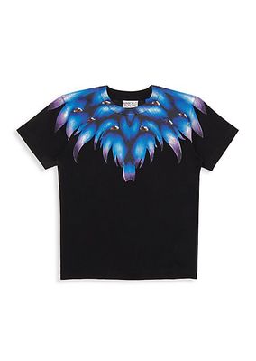 Little Boy's & Boy's Blue Monster Wings T-Shirt