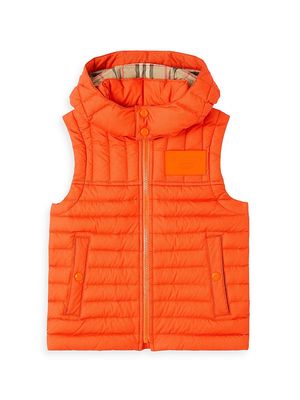 Little Boy's & Boy's Carey Down Vest - Orange - Size 12