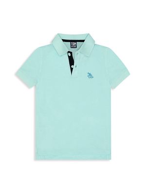 Little Boy's & Boy's Classic Polo Shirt - Pastel Blue - Size 1 - Pastel Blue - Size 1
