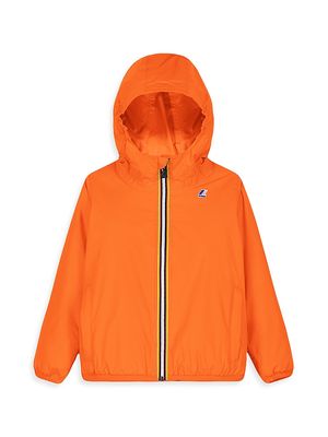 Little Boy's & Boy's Claude Hooded Windbreaker Jacket - Orange - Size 10 - Orange - Size 10