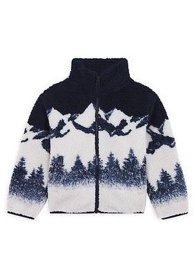 Little Boy's & Boy's Clement Sherpa Fleece Zip-Up Jacket