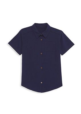 Little Boy's & Boy's Collared Short-Sleeve Shirt