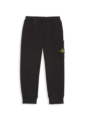 Little Boy's & Boy's Cotton Fleece Pants - Black - Size 6 - Black - Size 6
