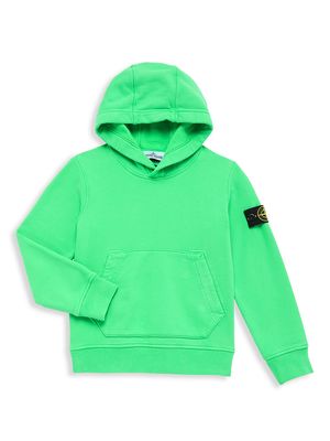 Little Boy's & Boy's Cotton Hoodie Sweatshirt - Green - Size 2 - Green - Size 2