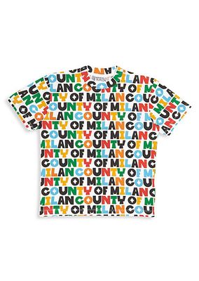 Little Boy's & Boy's 'County of Milan' Print T-Shirt