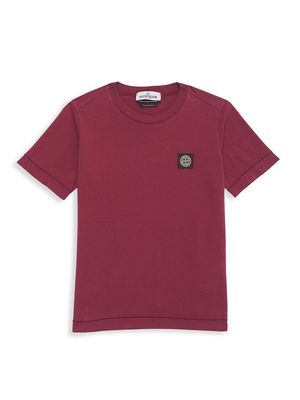 Little Boy's & Boy's Crewneck T-Shirt - Burgundy - Size 8 - Burgundy - Size 8
