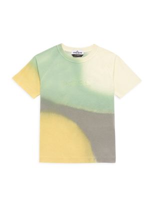 Little Boy's & Boy's Dyed Crewneck T-Shirt - Yellow - Size 2 - Yellow - Size 2
