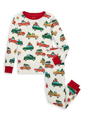 Little Boy's & Boy's Holiday Cars Cotton Pajamas