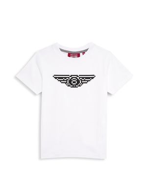 Little Boy's & Boy's Mini Flying 8 T-Shirt - White - Size 2 - White - Size 2